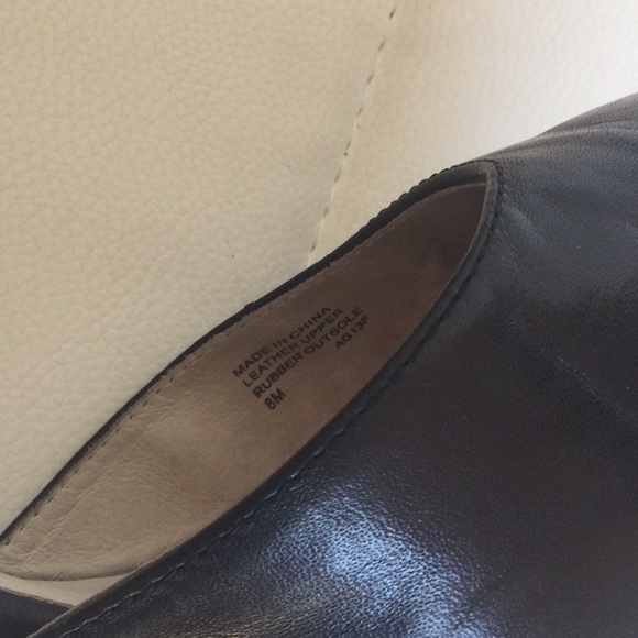 EUC Michael Michael Kors Black Leather Shoes Heels 8M - Picture 5 of 16